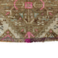 Faded Muted Pastel Small Tribal Carpet Rug Doormat - Kilim Art Gallery