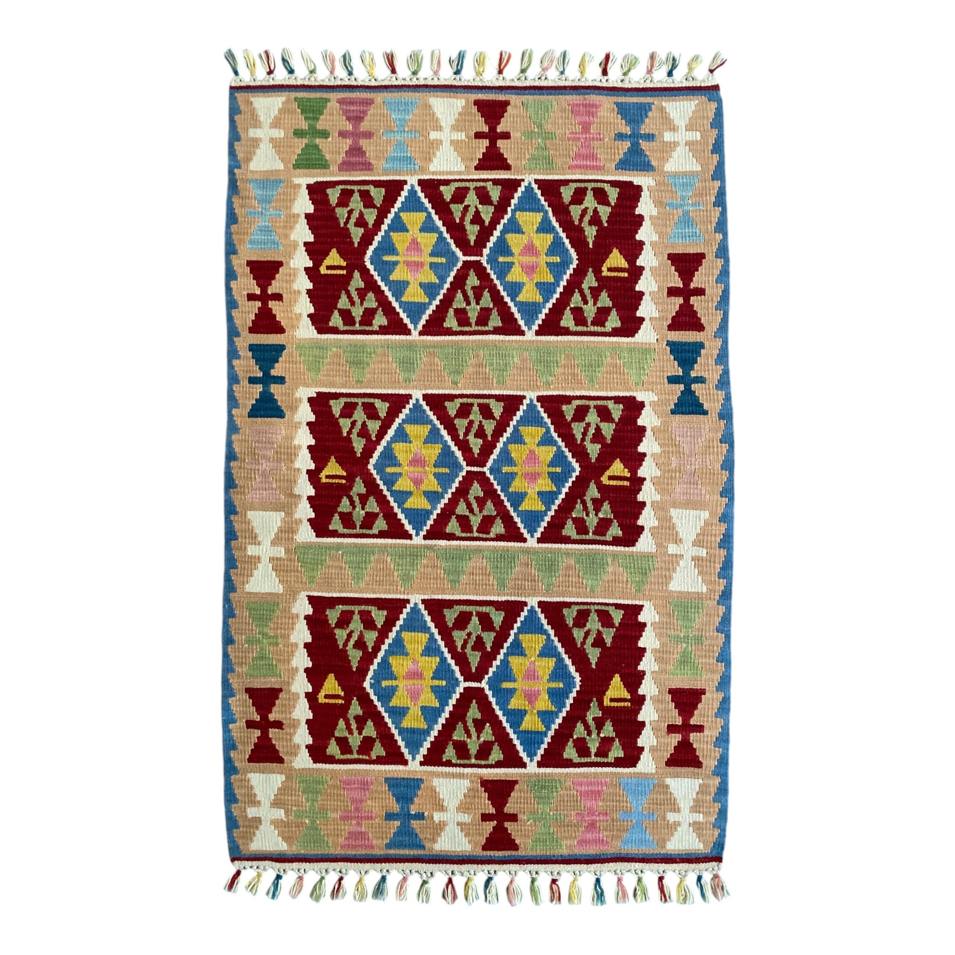 Fine Quality New Nomadic Kelim Rug - Kilim Art Gallery