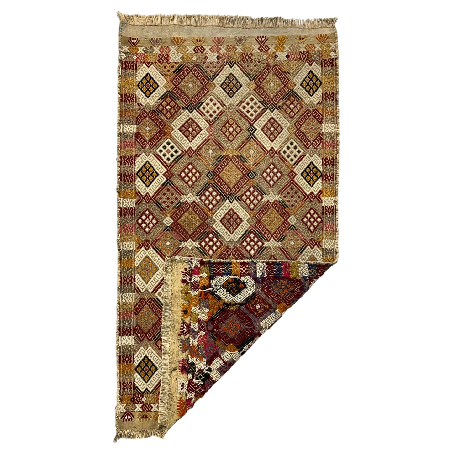 Finest Hand Embroidered Turkish Cicim Kilim Rug - Kilim Art Gallery