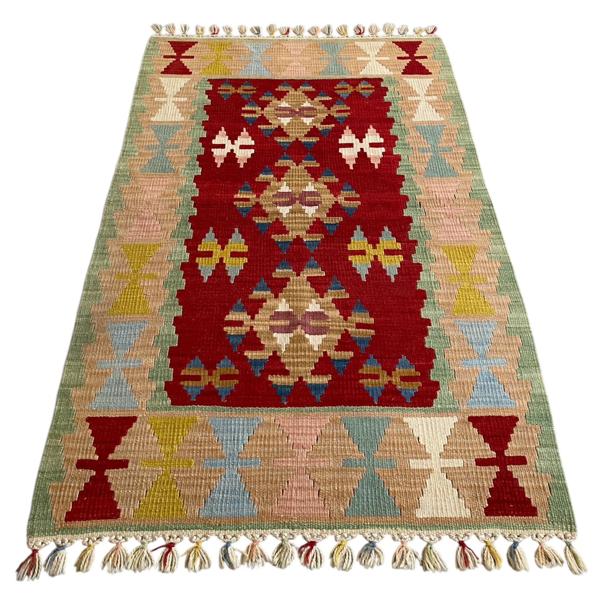 Finest Quality Turkish Kayseri Wool Kilim Rug - Kilim Art Gallery