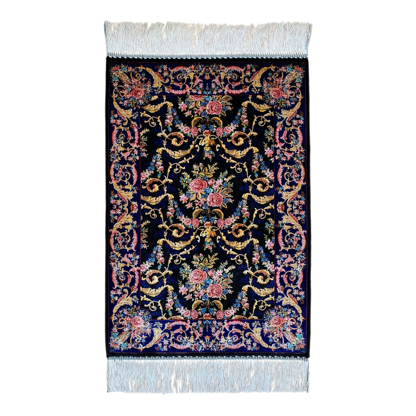 Floral Modal Silk Rug