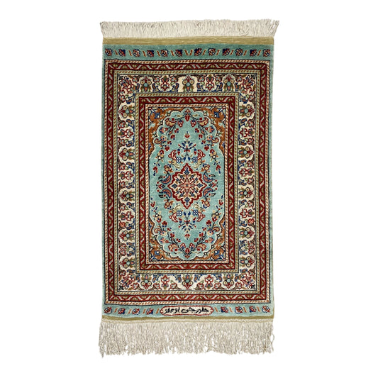 Geniune Turkish Kayseri Silk Rug - Kilim Art Gallery