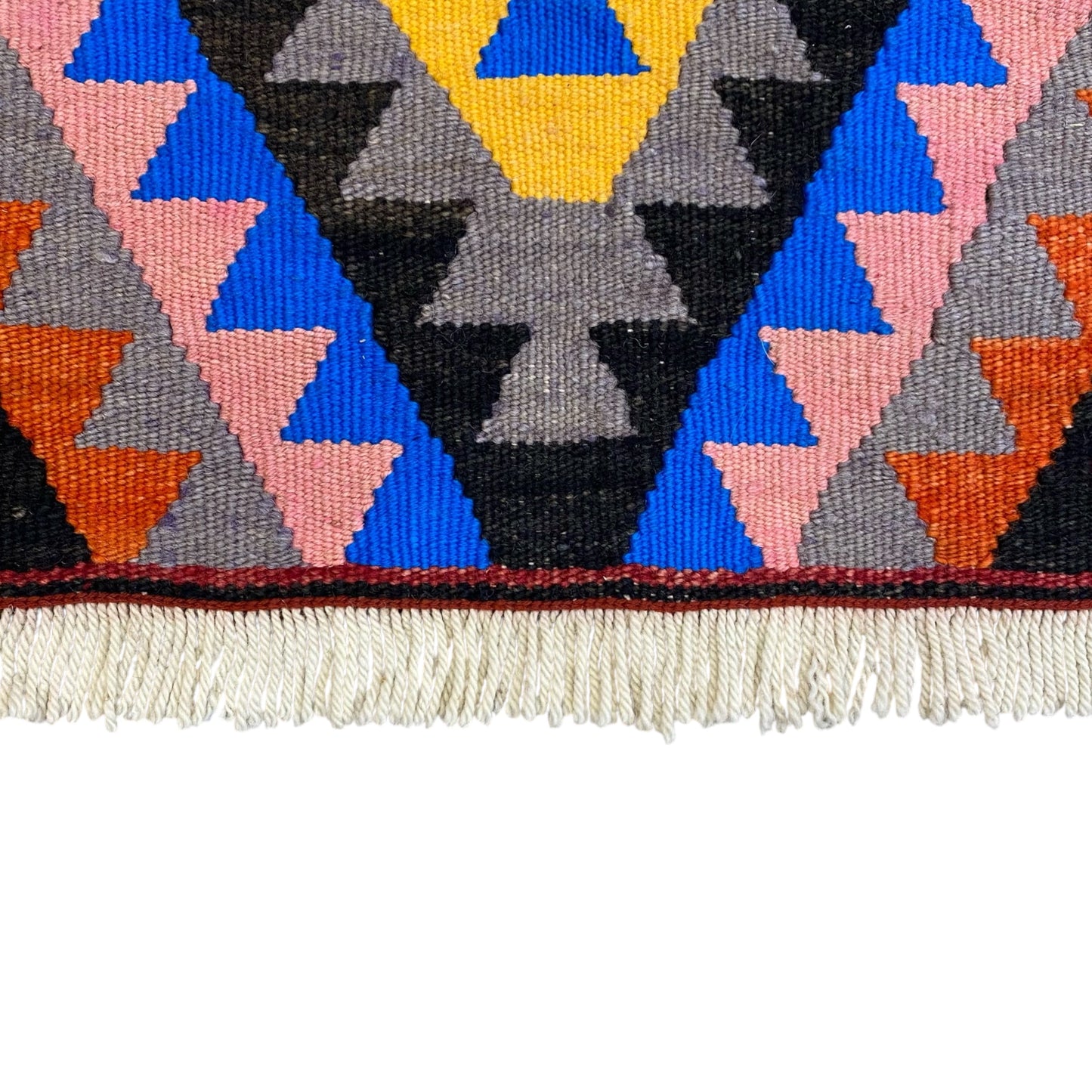 Geometric Aztec Design Kilim Rug - Kilim Art Gallery