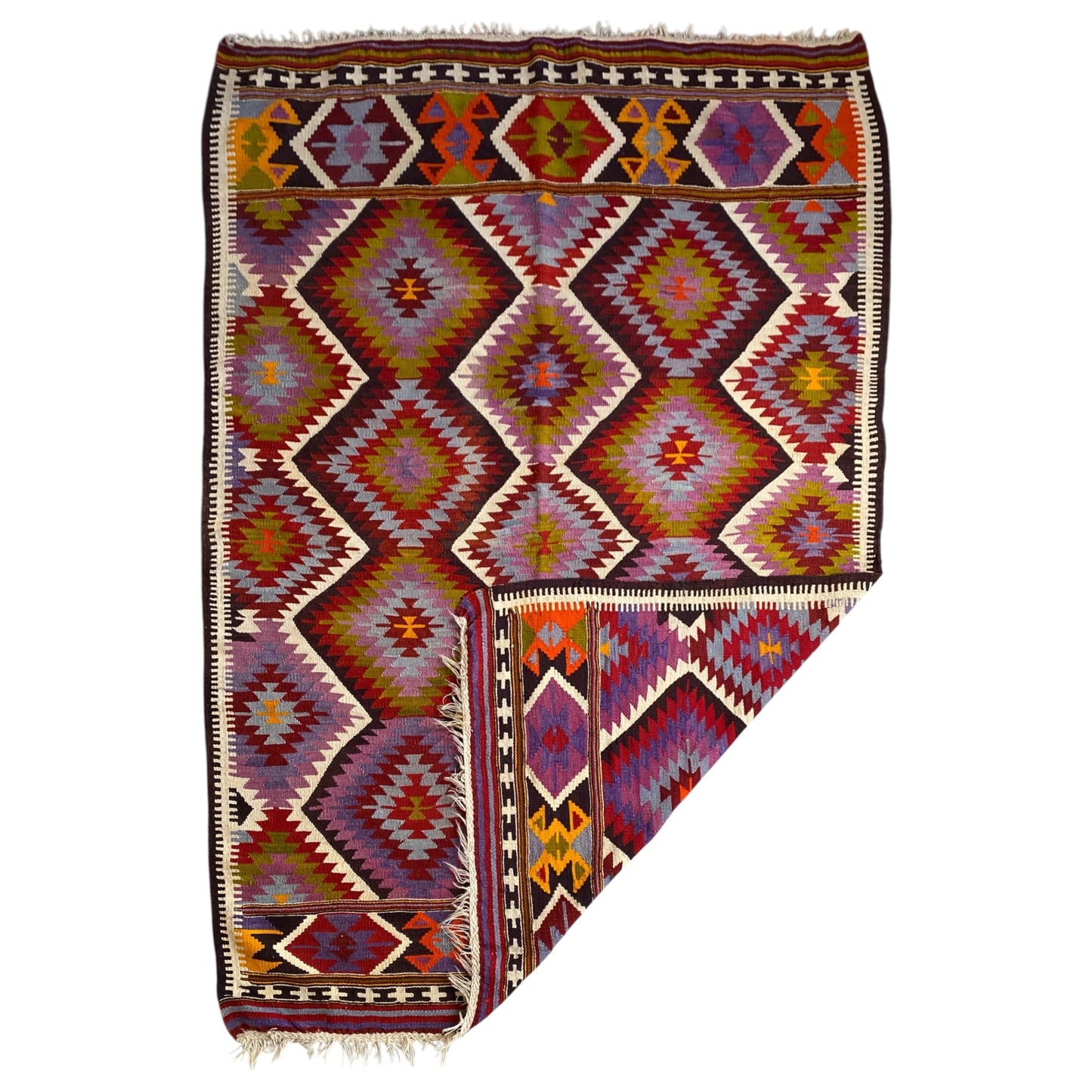 Geometric Design Barak Kilim Rug - Kilim Art Gallery