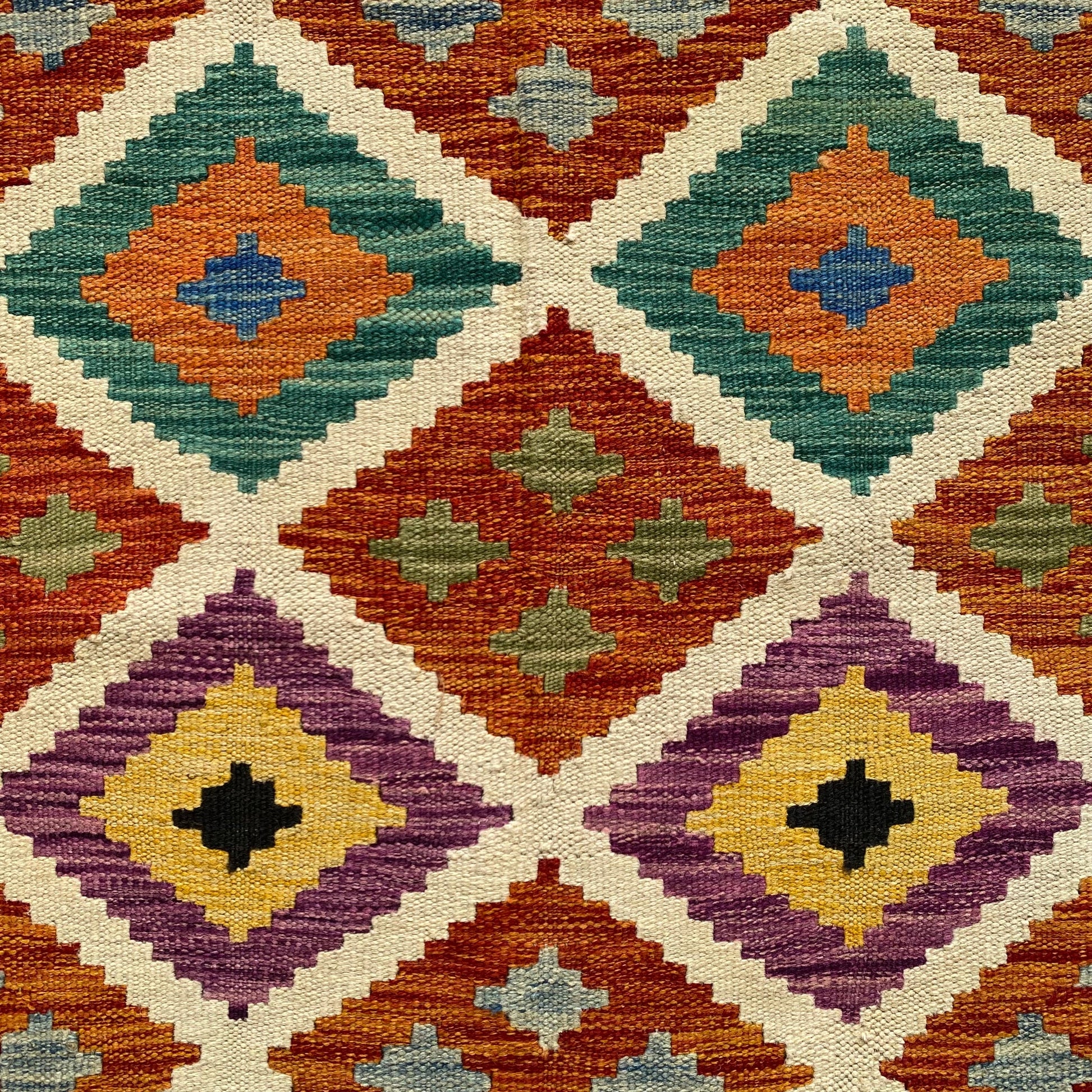 Geometric Modern Art Design Kilim Rug - Kilim Art Gallery