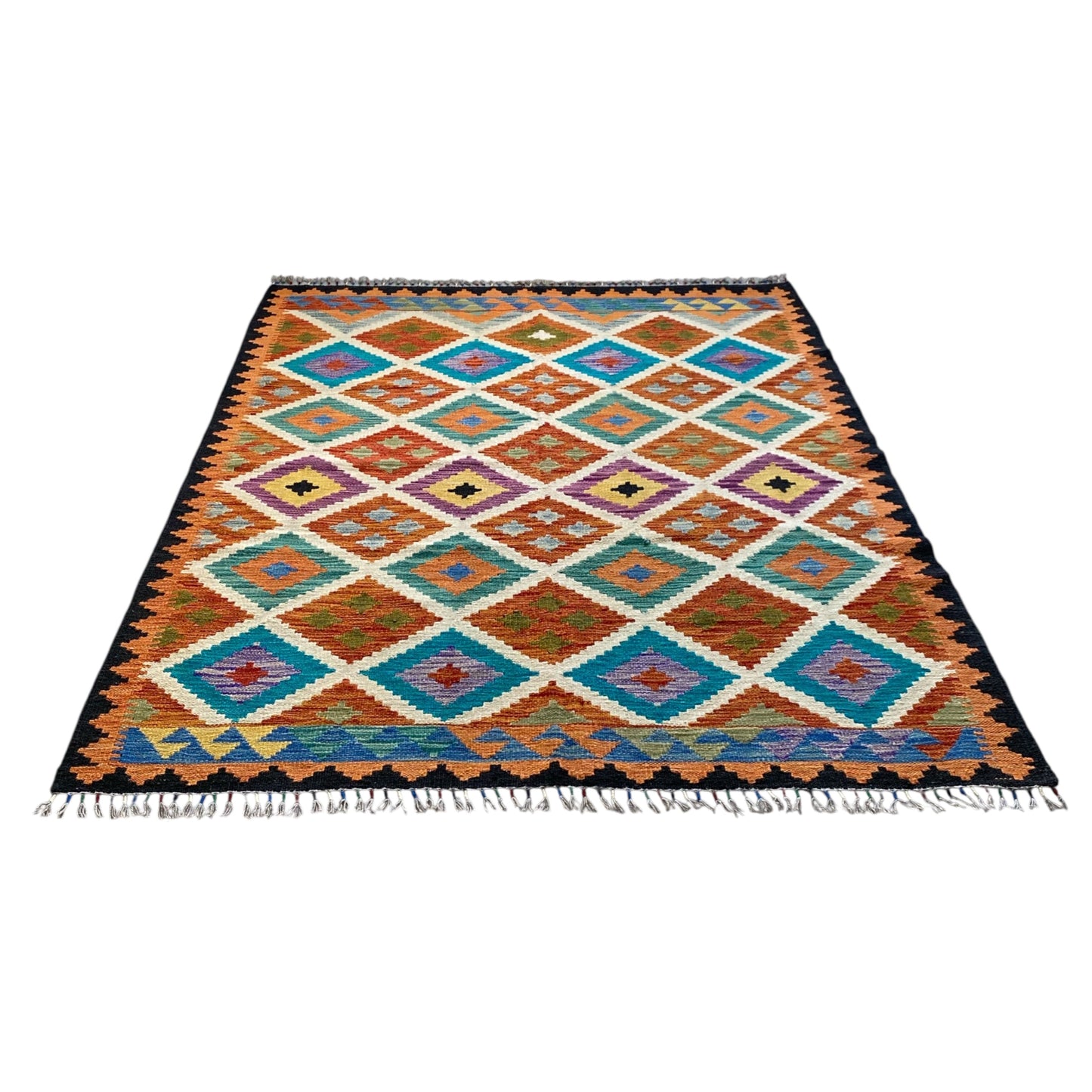 Geometric Modern Art Design Kilim Rug - Kilim Art Gallery