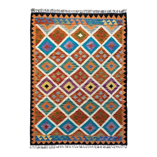 Geometric Modern Art Design Kilim Rug - Kilim Art Gallery