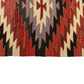 Geometric Navajo Eye Dazzler Design Kilim Rug Runner 4'x10' - Kilim Art Gallery