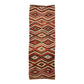 Geometric Navajo Eye Dazzler Design Kilim Rug Runner 4'x10' - Kilim Art Gallery