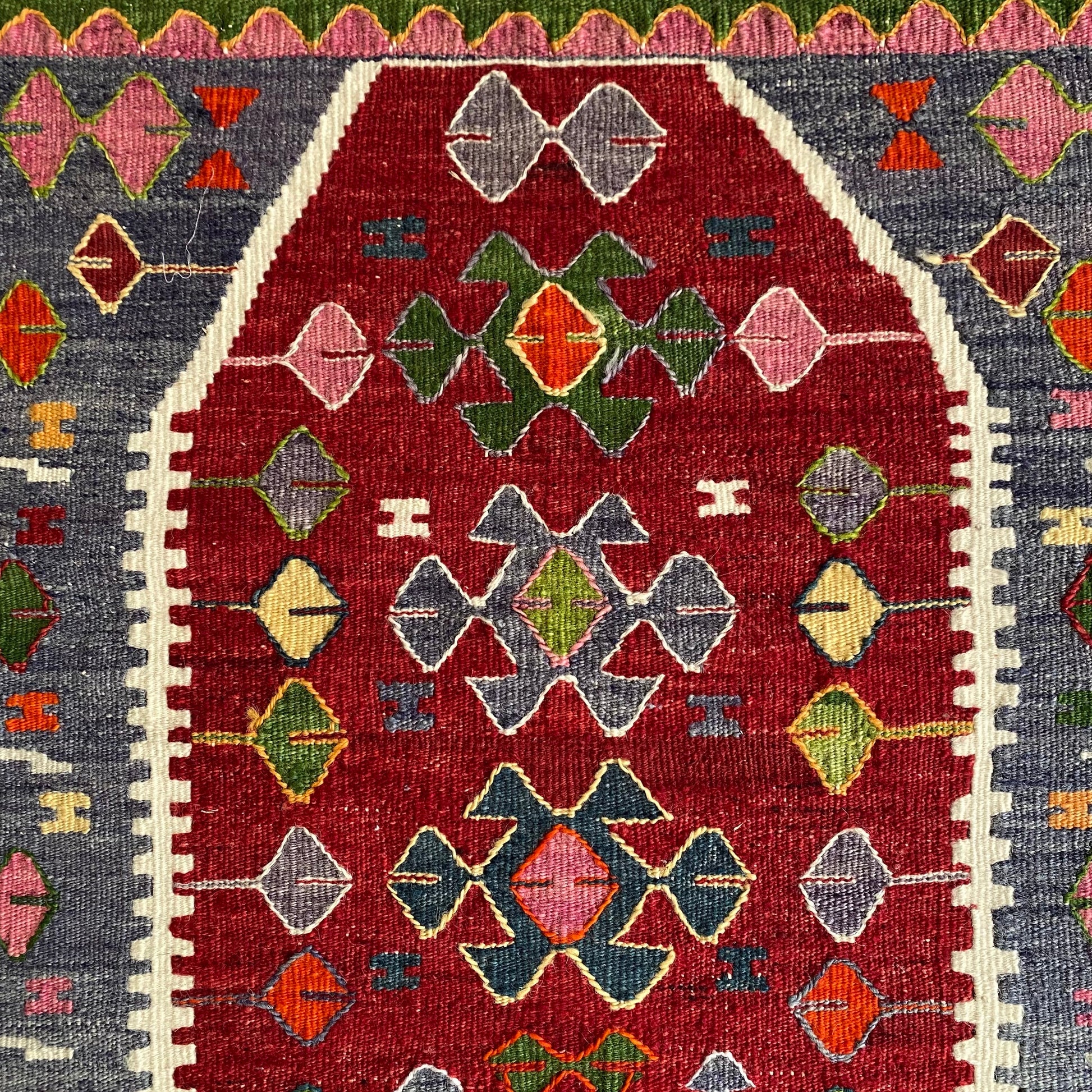 Ghordes Prayer Kilim Rug - Kilim Art Gallery