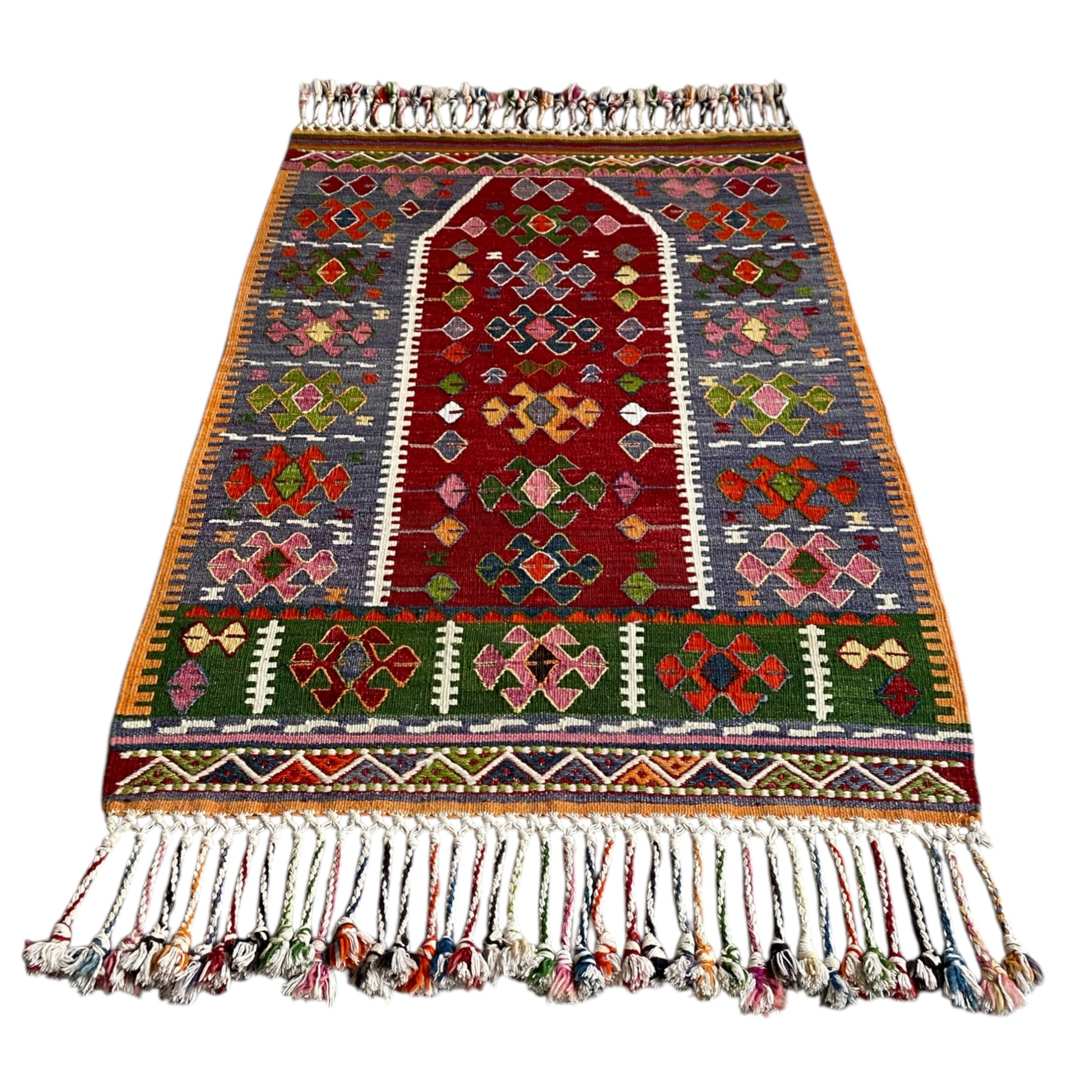 Ghordes Prayer Kilim Rug - Kilim Art Gallery