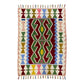 Green Hands on Hips Design Turkish Kayseri Kilim Rug 3'x4' - Kilim Art Gallery