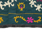 Green Kyrgyz Suzani Bedspread / Wall Hanging - Kilim Art Gallery