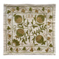 Green Suzani Pillow / Cushion Cover - Kilim Art Gallery