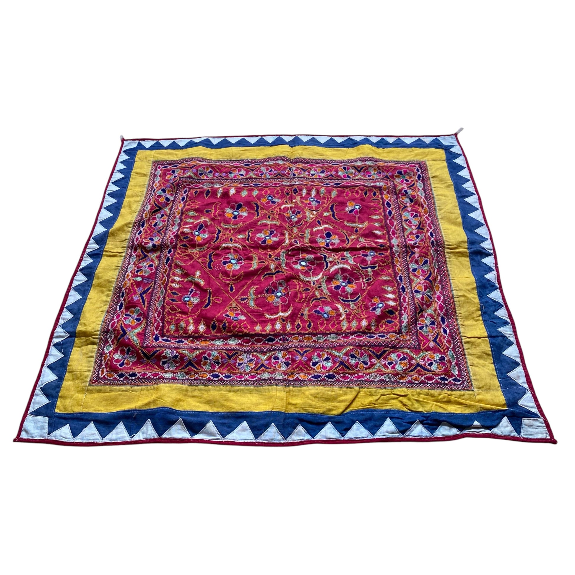 Gujarat Chakla Wall Hanging - Kilim Art Gallery