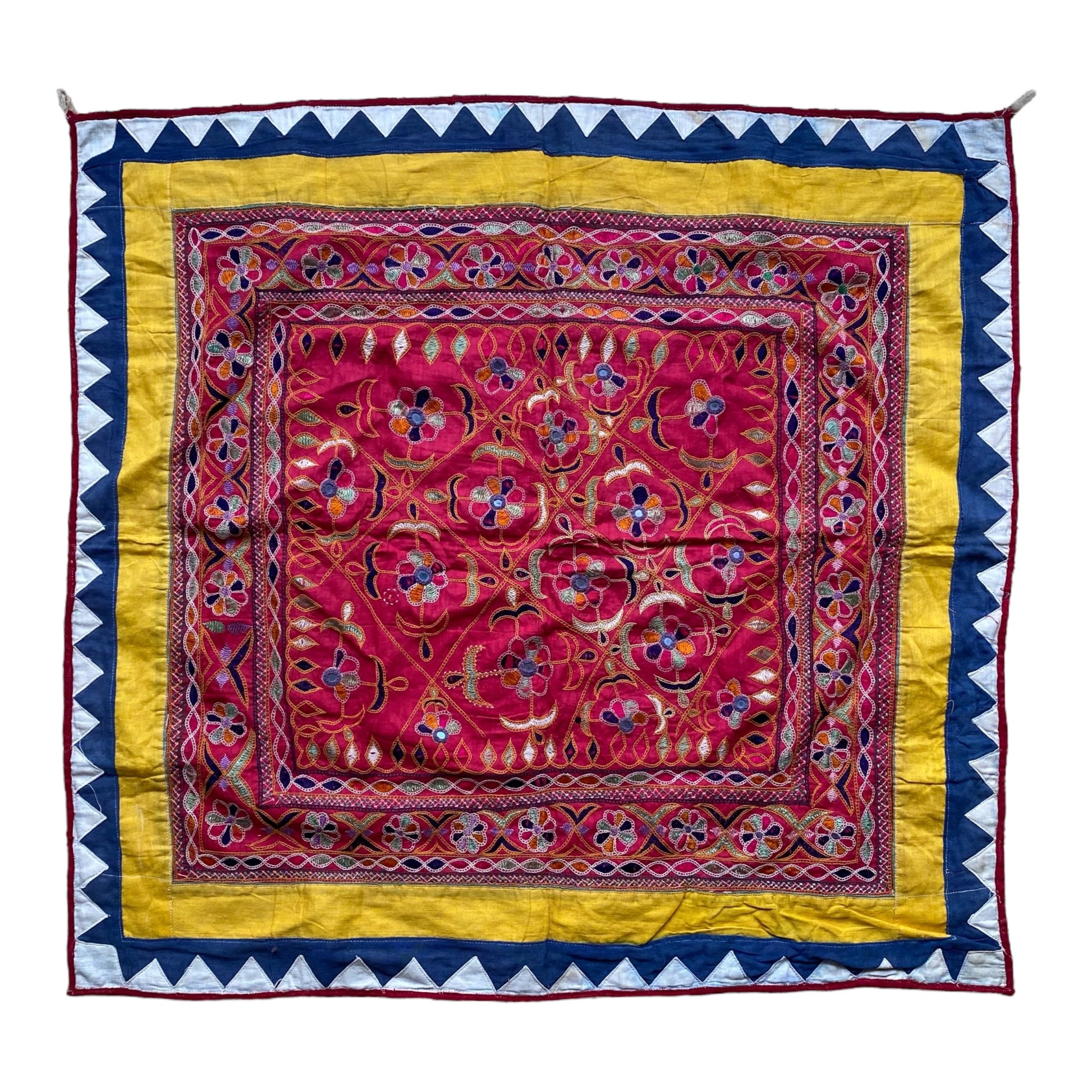 Gujarat Chakla Wall Hanging - Kilim Art Gallery
