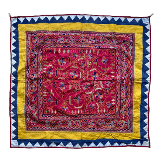 Gujarat Chakla Wall Hanging - Kilim Art Gallery