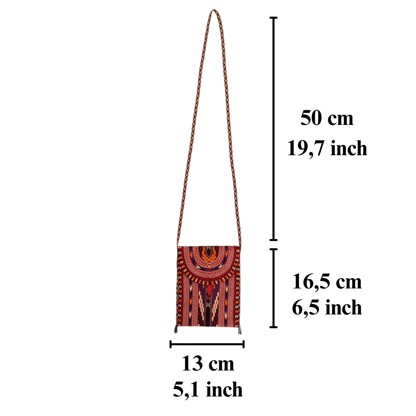 Gypsy Style Embroidered Bag Pouch Purse - Kilim Art Gallery