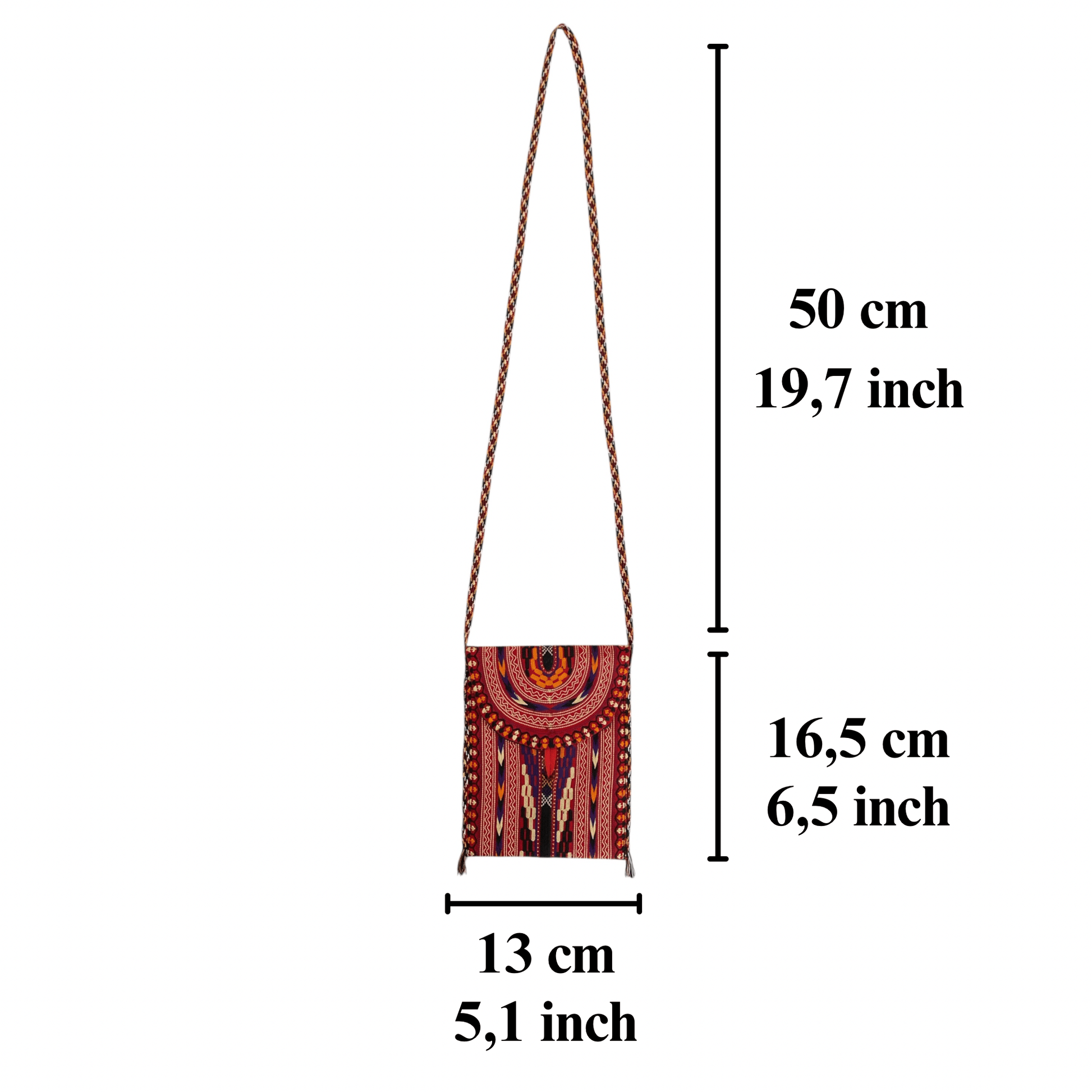 Gypsy Style Embroidered Bag Pouch Purse - Kilim Art Gallery