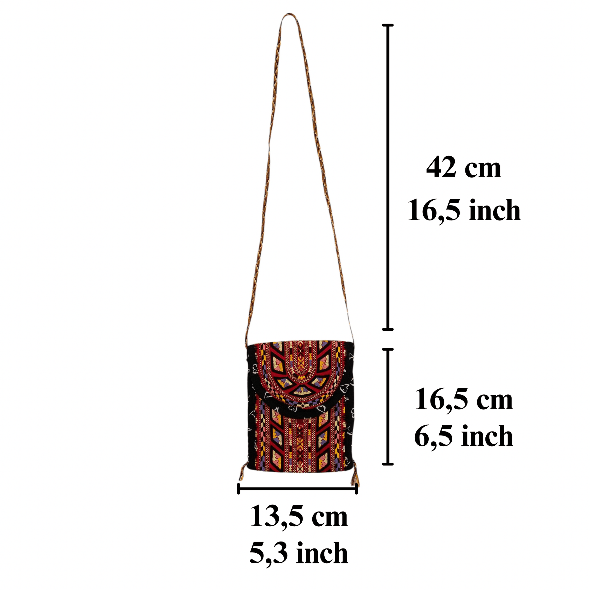 Gypsy Style Embroidered Phone Case Pouch Purse - Kilim Art Gallery