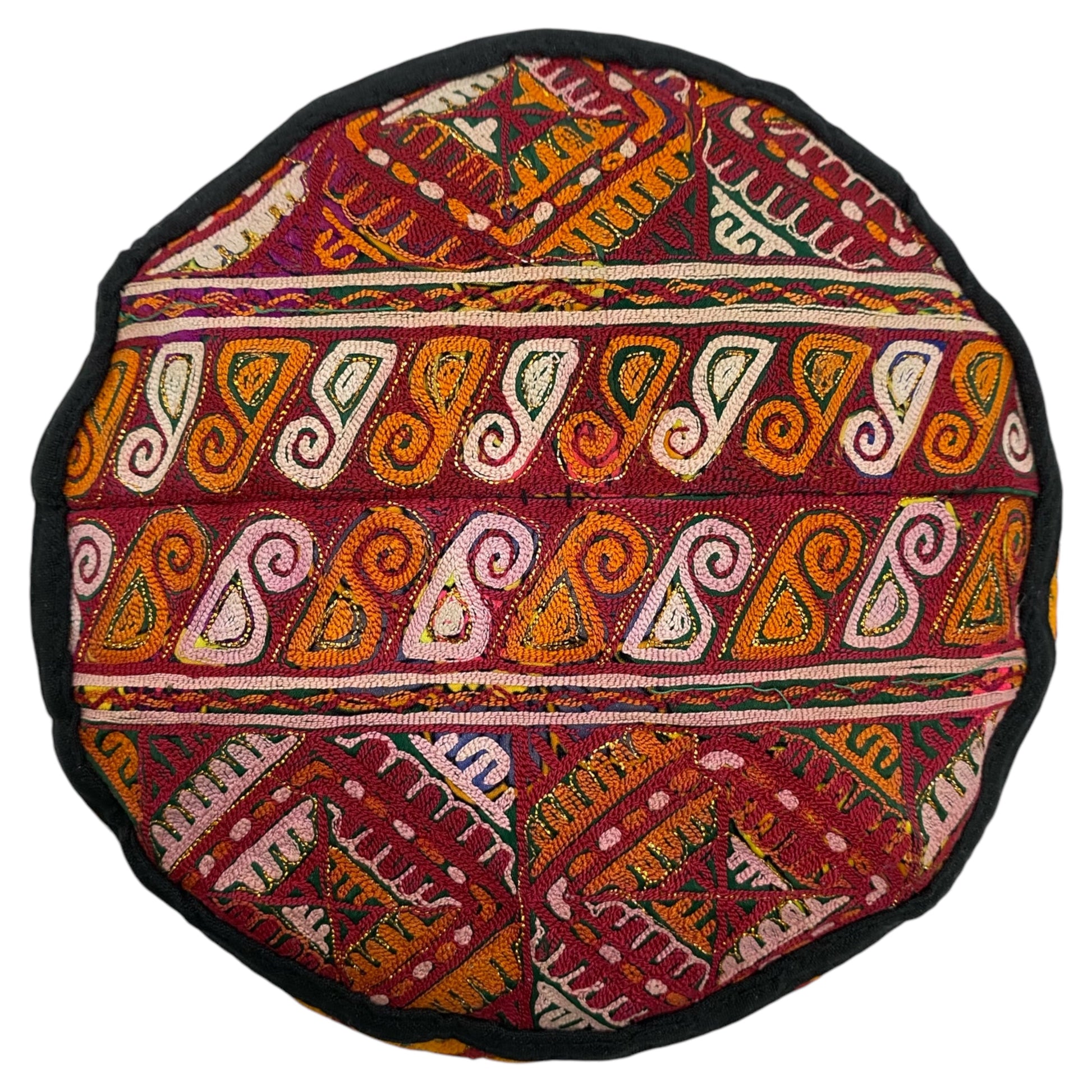 Hand Embroidered Turkoman Hat - Kilim Art Gallery