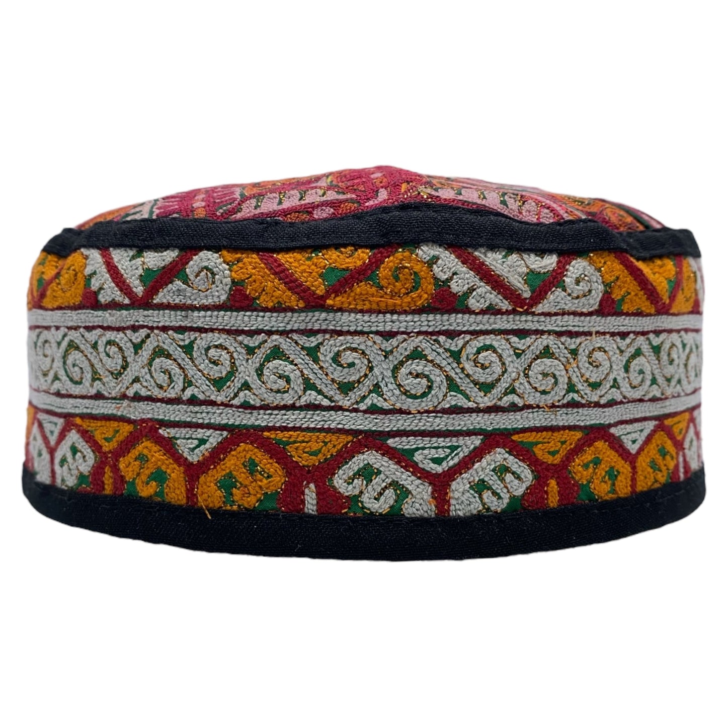 Hand Embroidered Turkoman Hat - Kilim Art Gallery