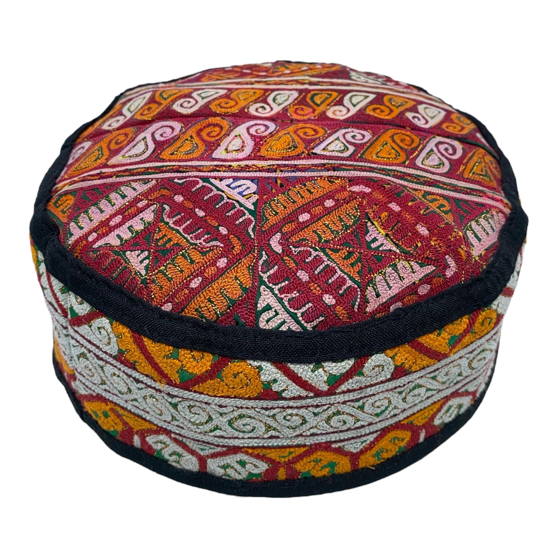 Hand Embroidered Turkoman Hat - Kilim Art Gallery