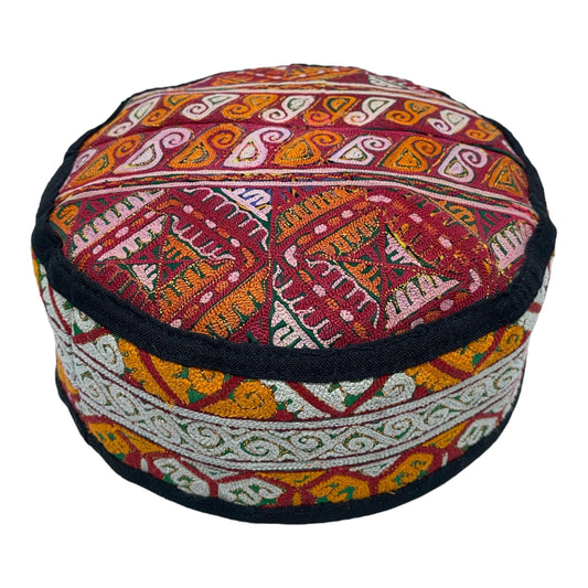 Hand Embroidered Turkoman Hat - Kilim Art Gallery