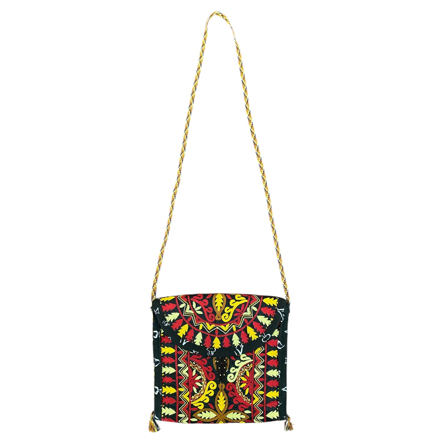 Intricate Design Ethnic Shoulder Bag - Kilim Art Gallery