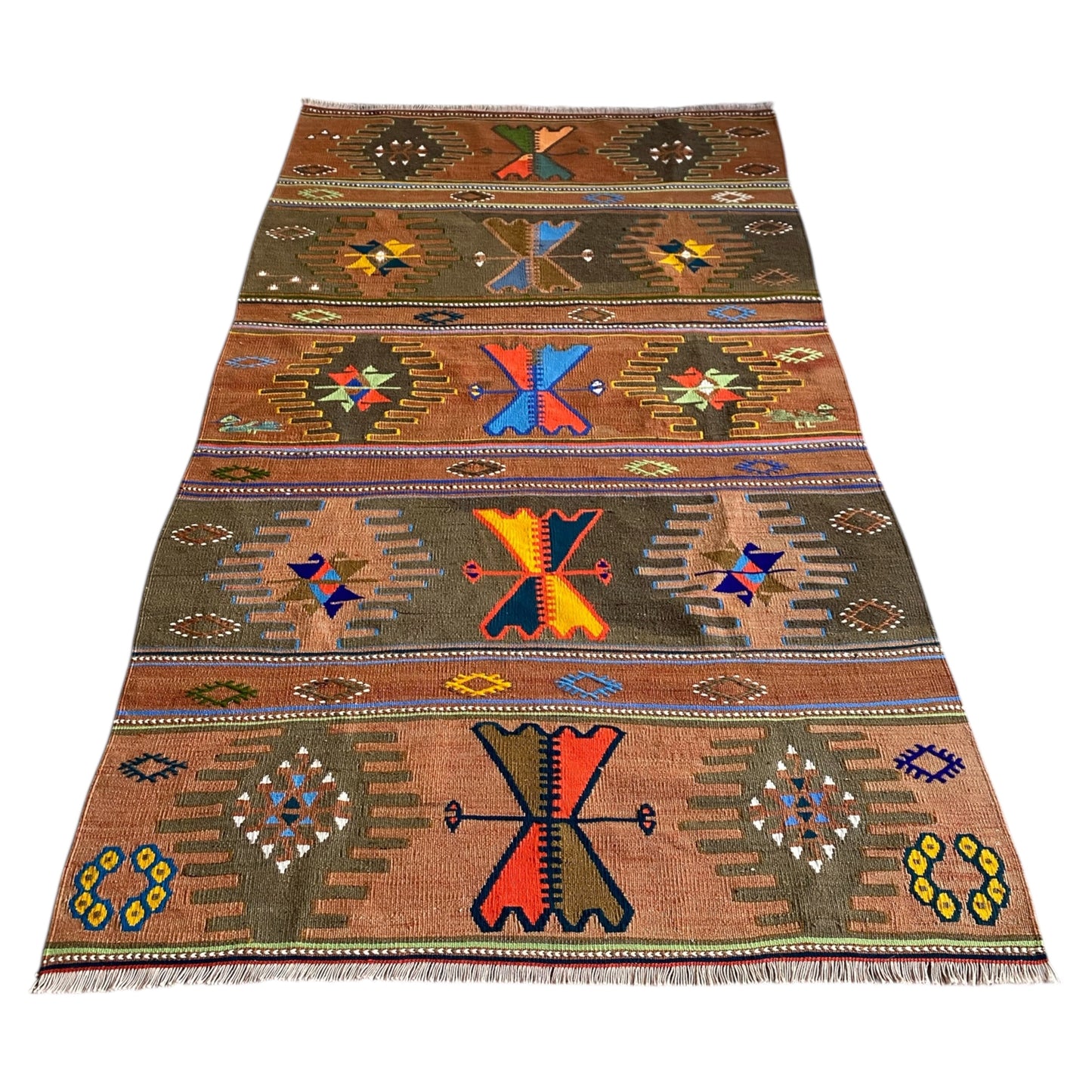 Kayseri Tomarza Avsar Kilim Rug - Kilim Art Gallery