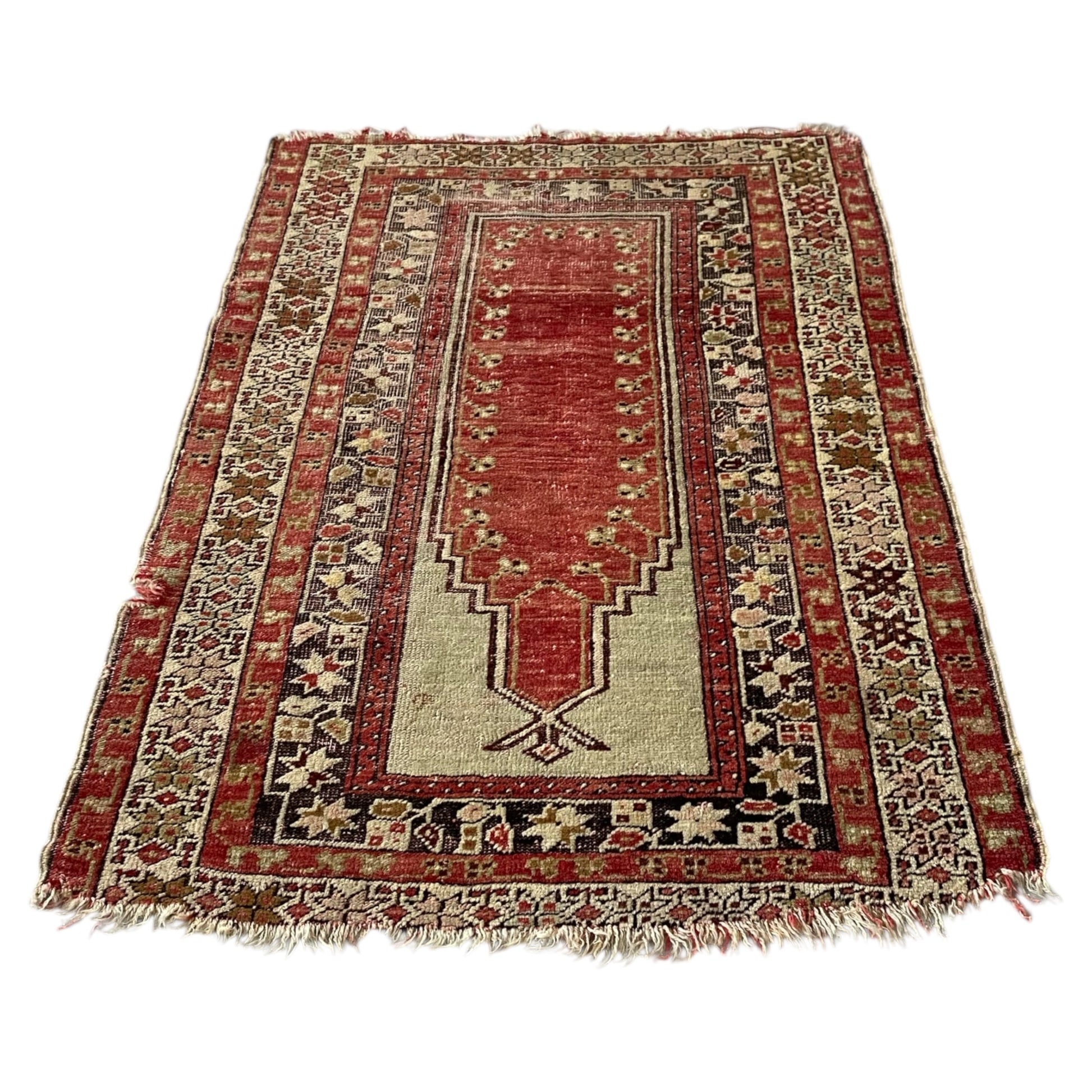 Kirsehir Mucur Mujur Prayer Rug - Kilim Art Gallery