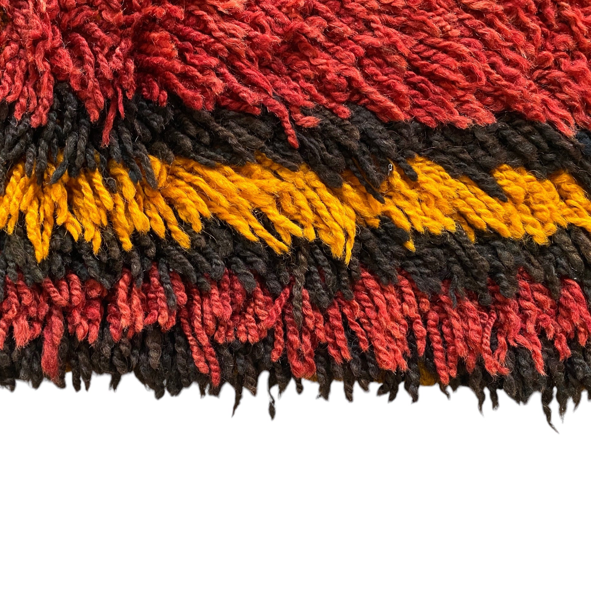 Konya Karapinar Simple Minimalist Tullu Yatak Rug - Kilim Art Gallery