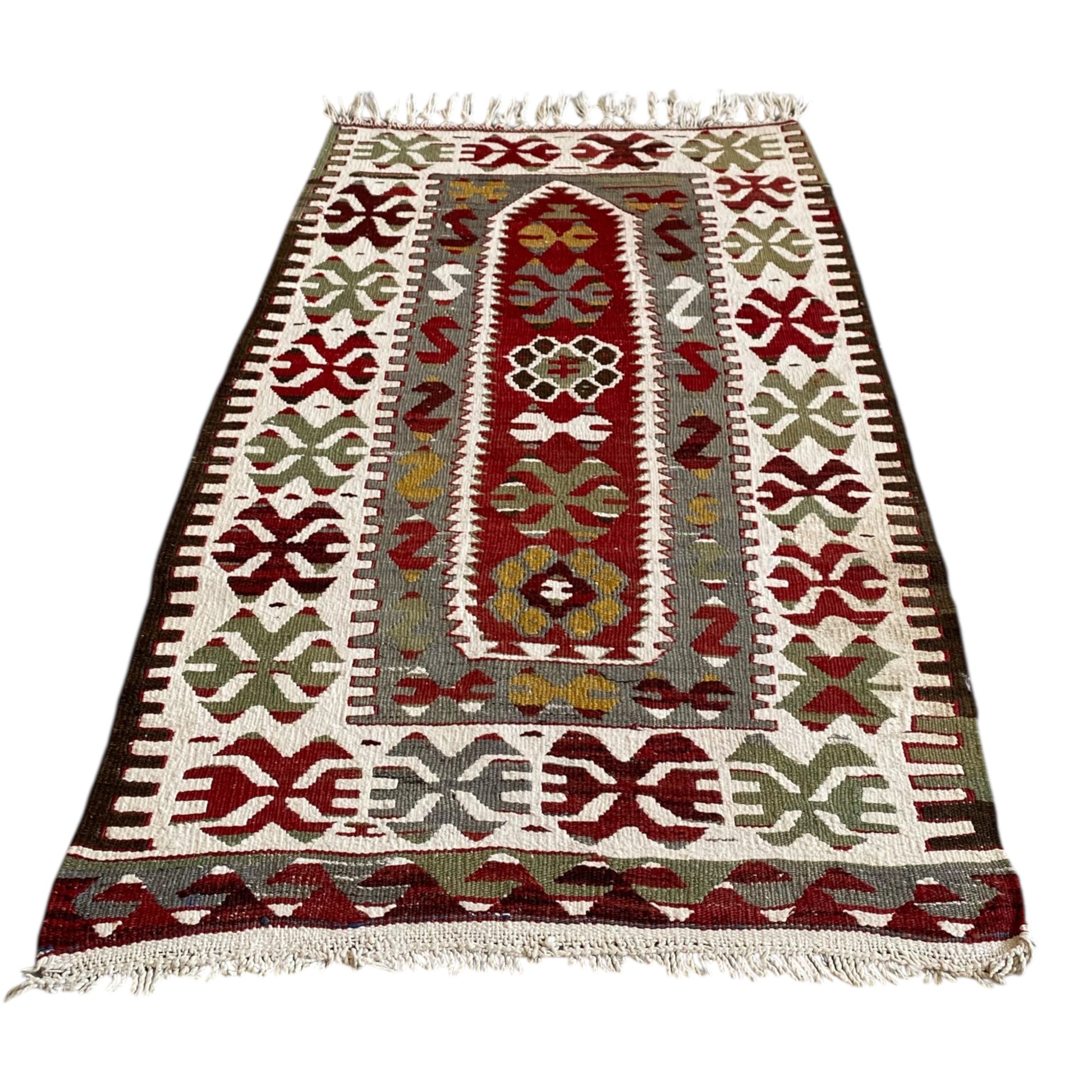 Kula Ghordes Prayer Kilim Rug - Kilim Art Gallery