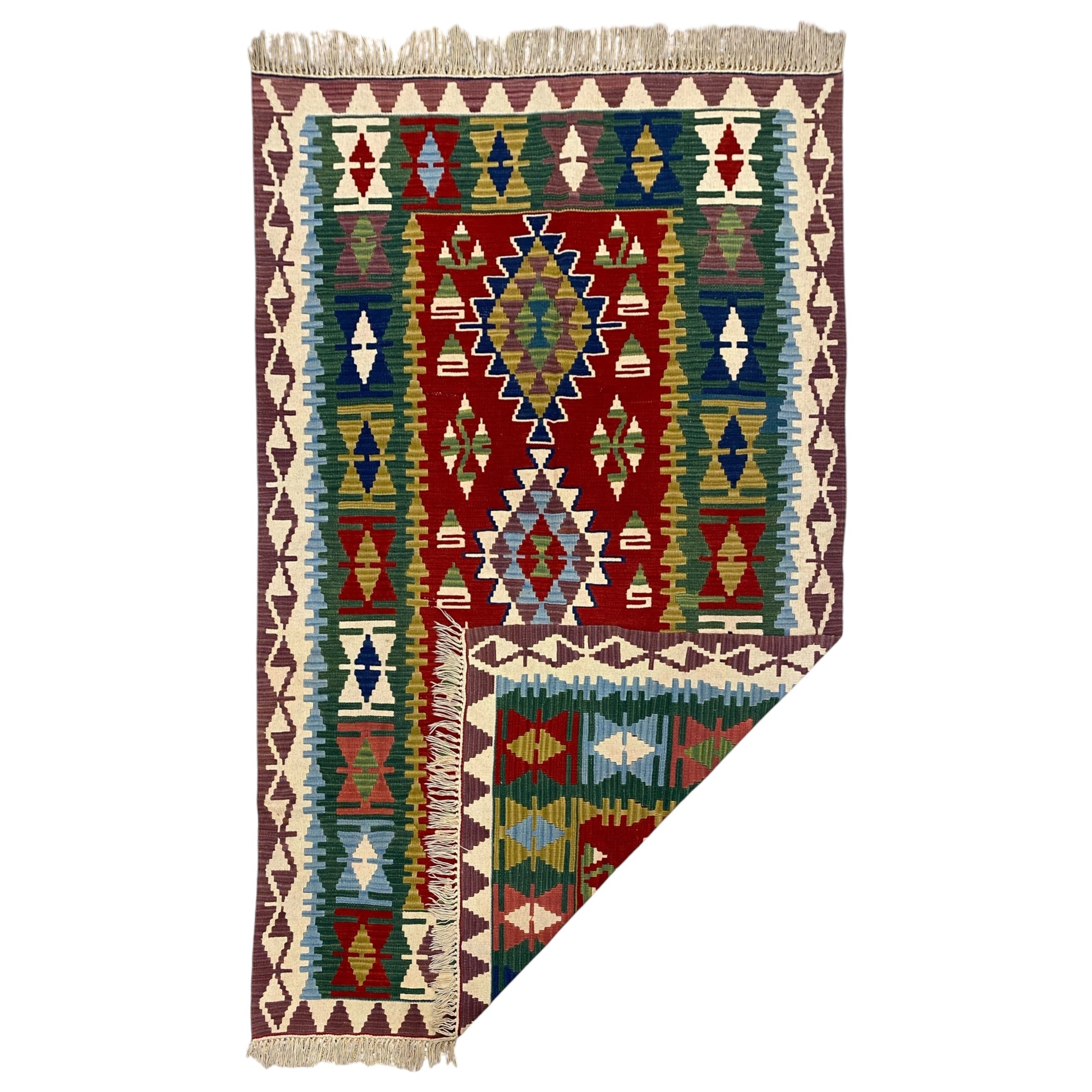 Large Turkish Kayseri Kilim Rug - Kilim Art Gallery