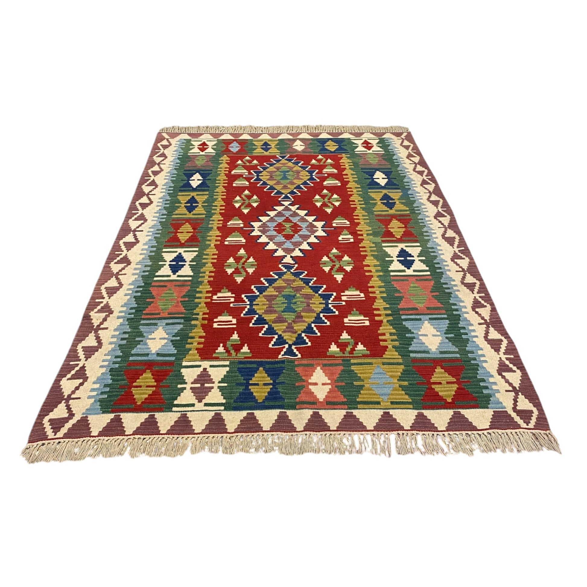 Large Turkish Kayseri Kilim Rug - Kilim Art Gallery