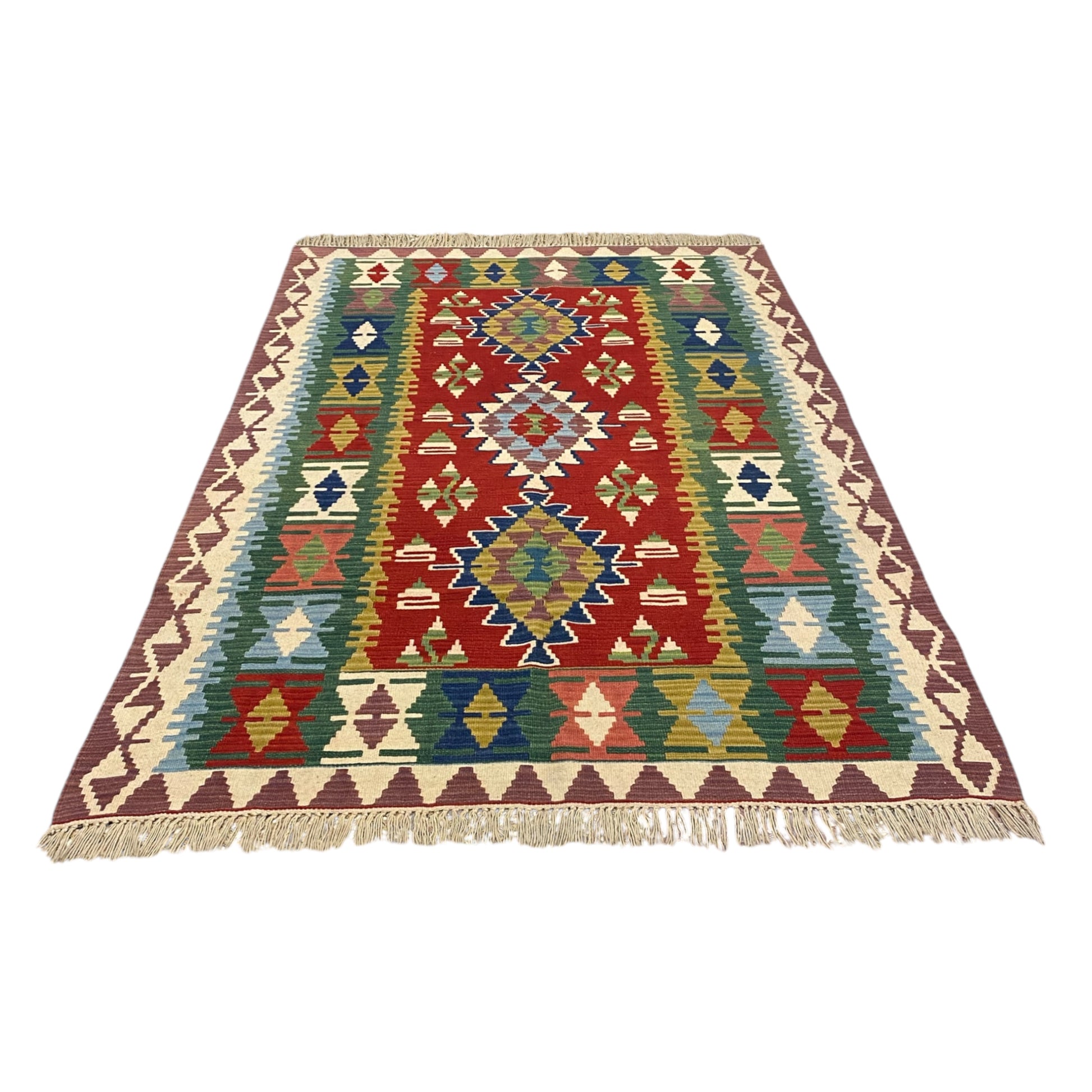 Large Turkish Kayseri Kilim Rug