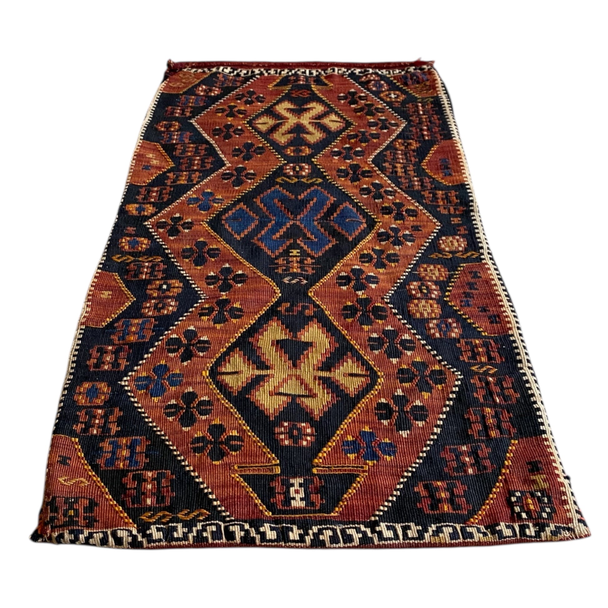 Malatya Sinanli Kelim Yastik Rug - Kilim Art Gallery