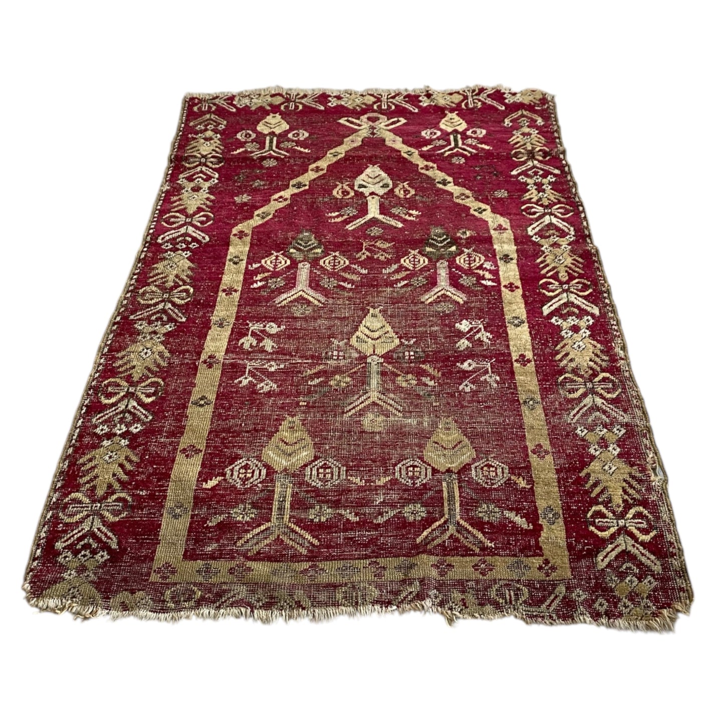 Mecidiye Style Mucur Mujur Prayer Rug - Kilim Art Gallery