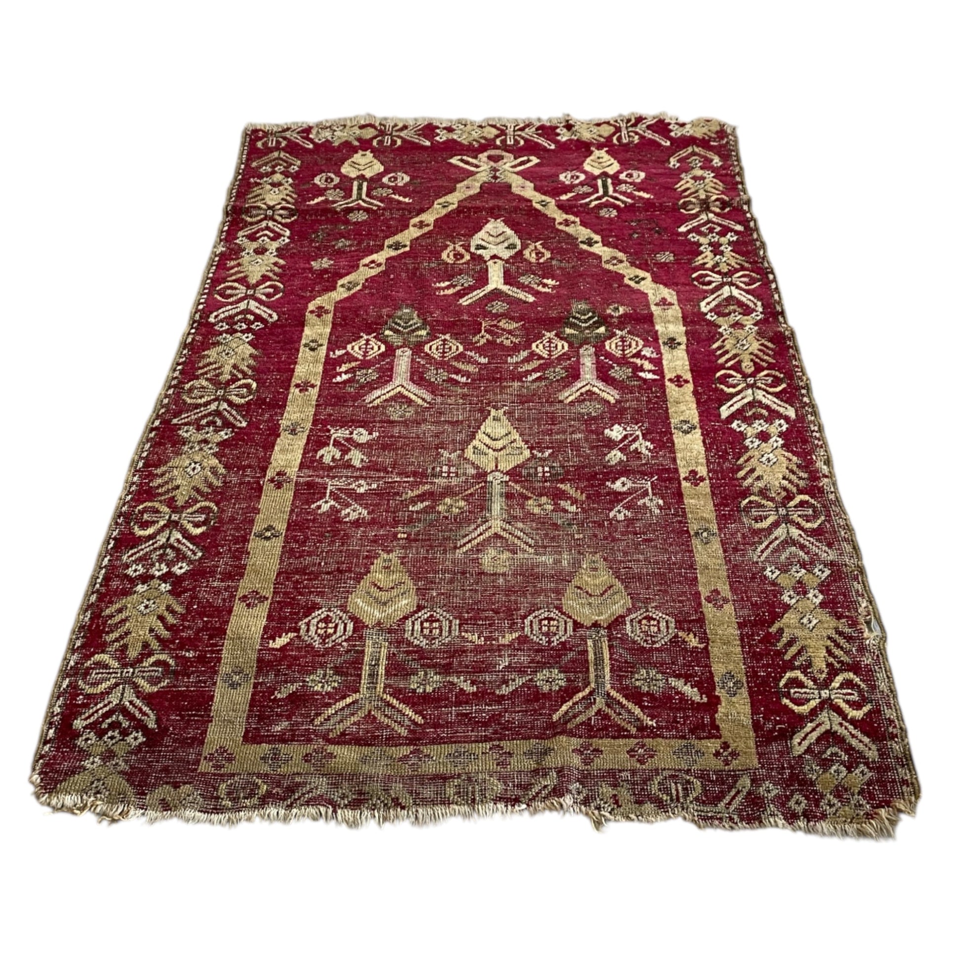 Mecidiye Style Mucur Mujur Prayer Rug - Kilim Art Gallery