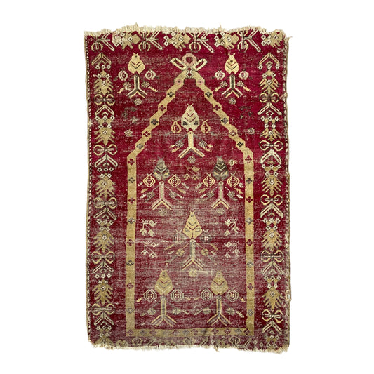 Mecidiye Style Mucur Mujur Prayer Rug - Kilim Art Gallery