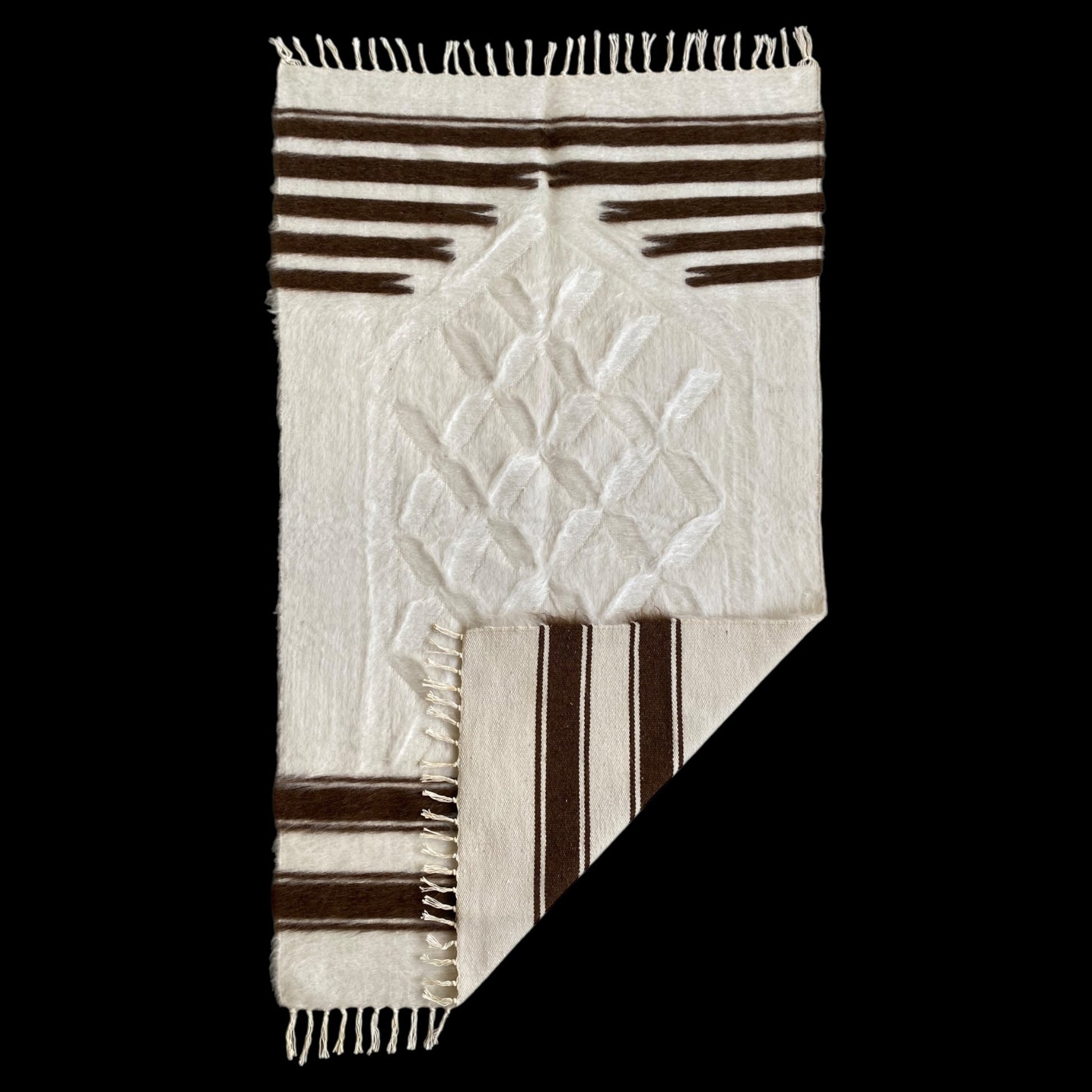Mihrab Design Siirt Blanket Kilim Mat - Kilim Art Gallery
