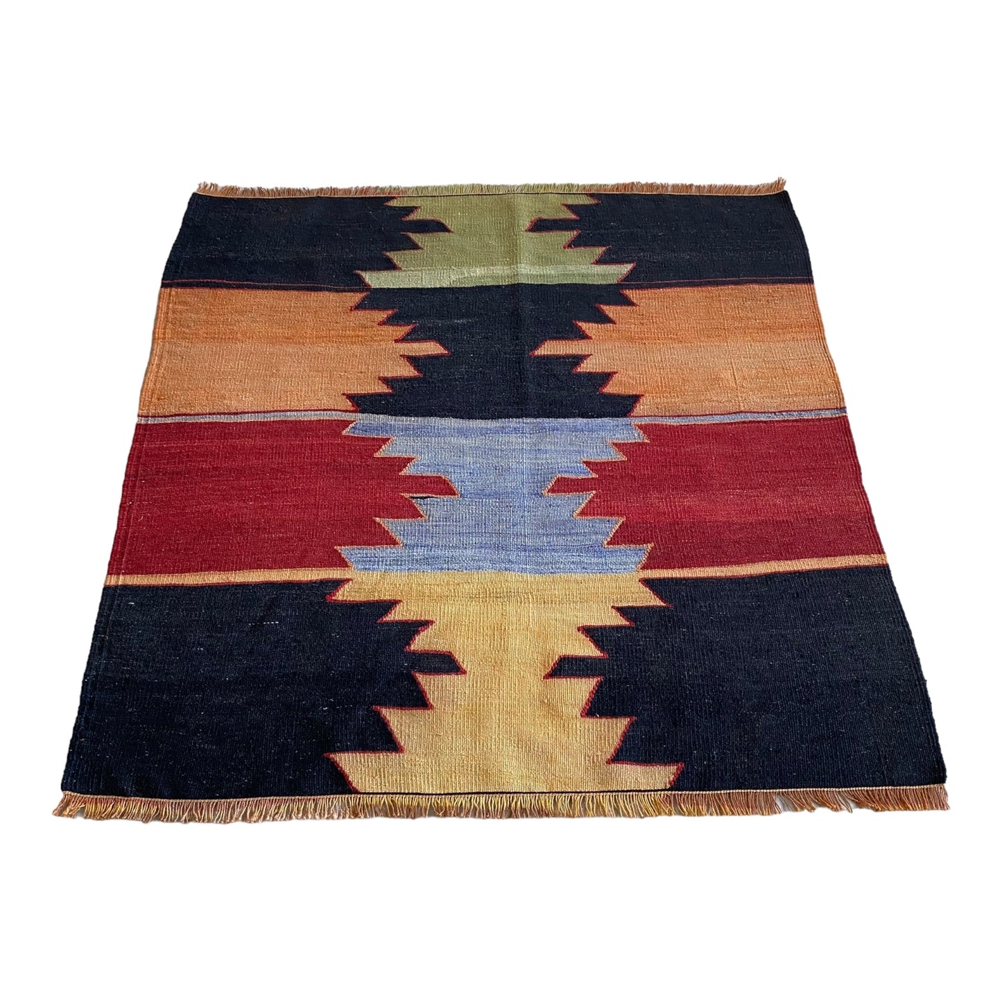 Minimalist Cappadocia Kilim Sofra / Sofraeh - Kilim Art Gallery
