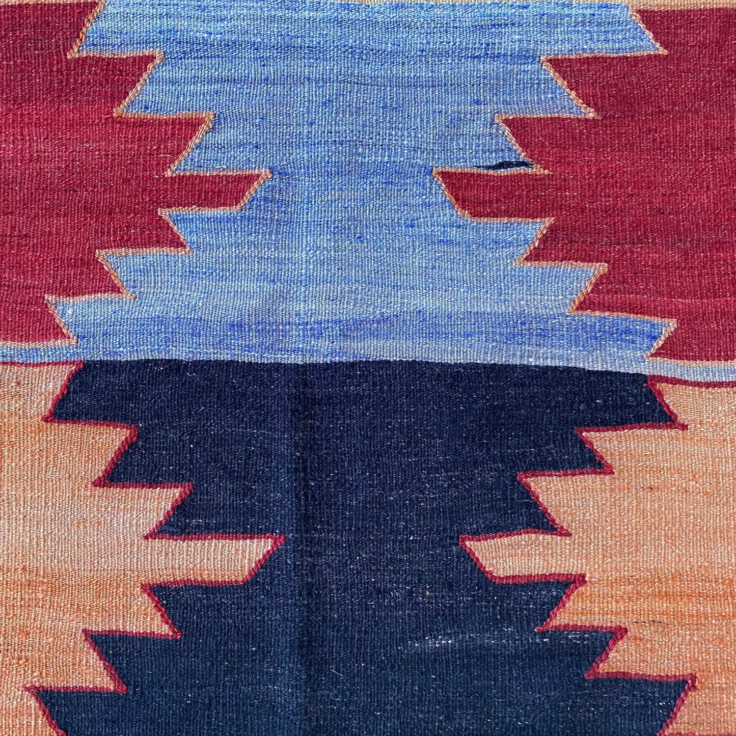 Minimalist Cappadocia Kilim Sofra / Sofraeh - Kilim Art Gallery