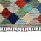 Modern Art Checkered Design Abstract Kilim Runner Rug - Kilim Art Gallery