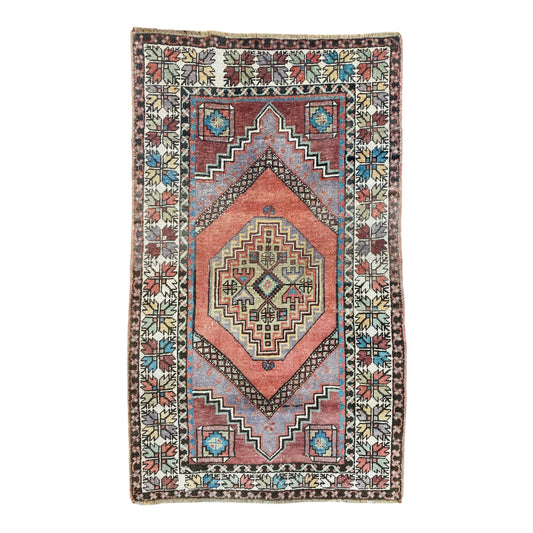 Muted Color Turkish Oushak Rug