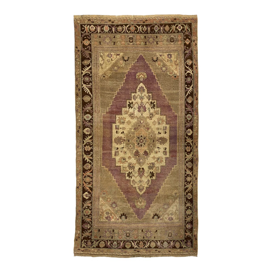 Muted Color Vintage Turkish Tribal Rug - Kilim Art Gallery