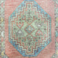 Muted Faded Color Turkish Oushak Rug