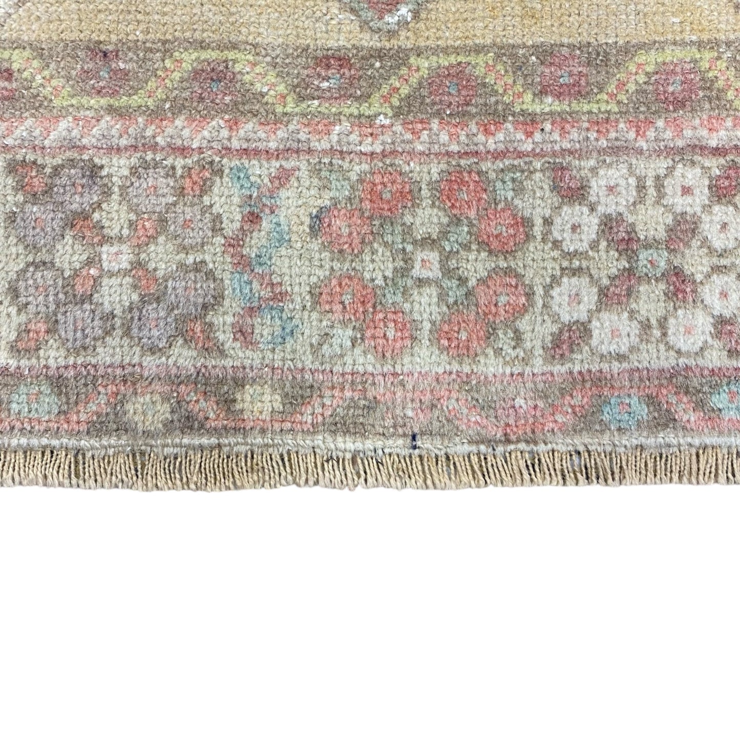 Muted Faded Color Turkish Oushak Rug - Kilim Art Gallery