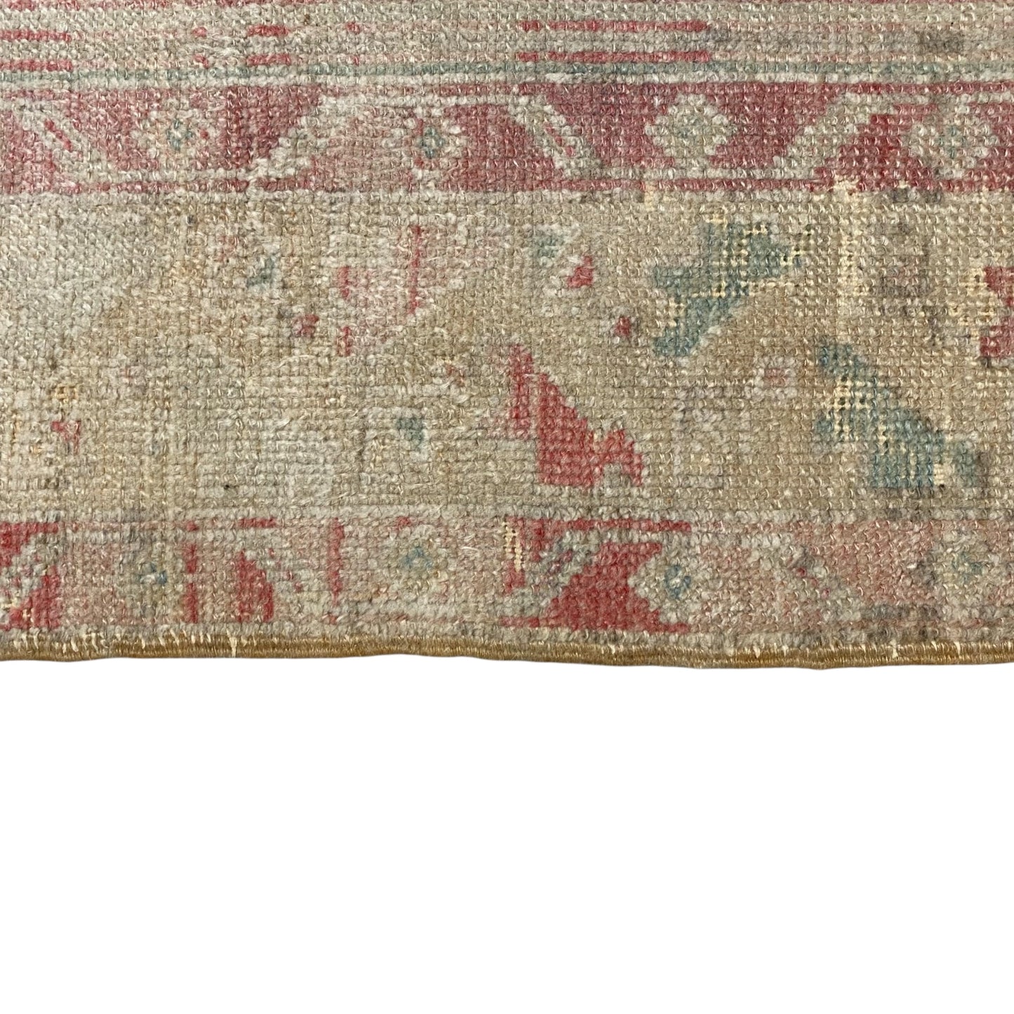 Muted Faded Turkish Oushak Rug with Soft Pastel Colors - Kilim Art Gallery