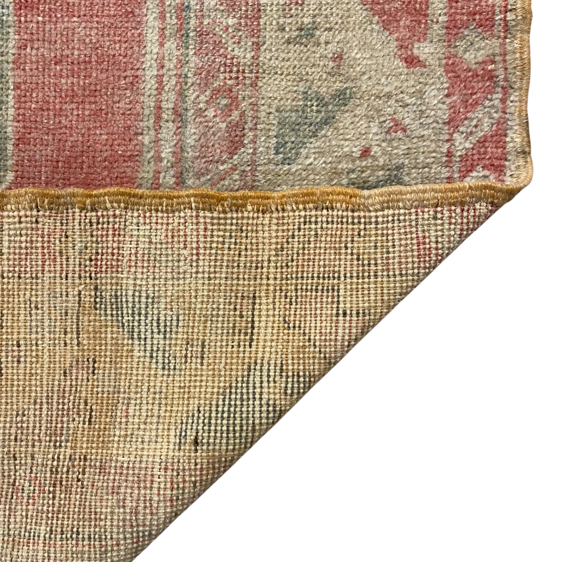 Muted Faded Turkish Oushak Rug with Soft Pastel Colors - Kilim Art Gallery